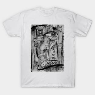 Abstract Uncoloured Determination T-Shirt